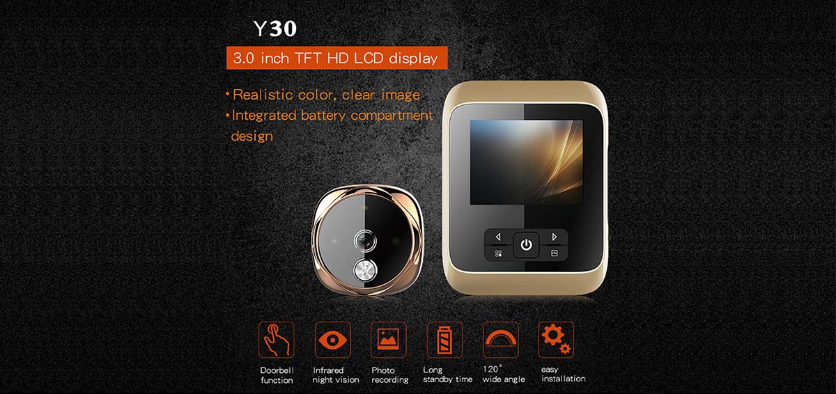electronic digital door viewer china power-saving for broken bridge-1