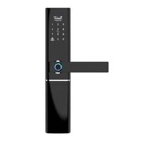Security keyless door lock biometric fingerprint and handle