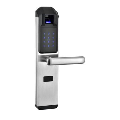 Electronic security door lock biometric card password fingerprint