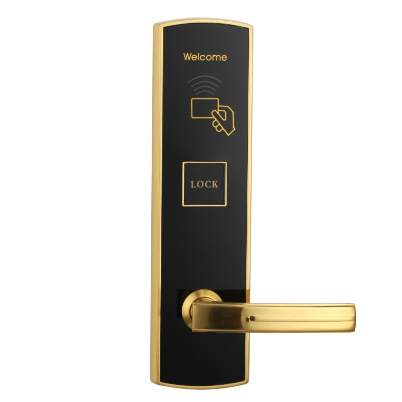 Smart self-locking cylinder  door lock hotel security  KB718