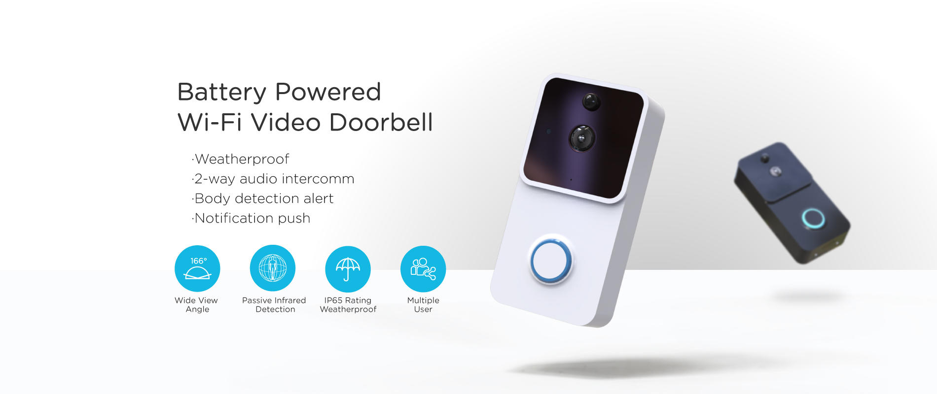 Eversunny Electronic wifi enabled doorbell stainless steel for hotel-1